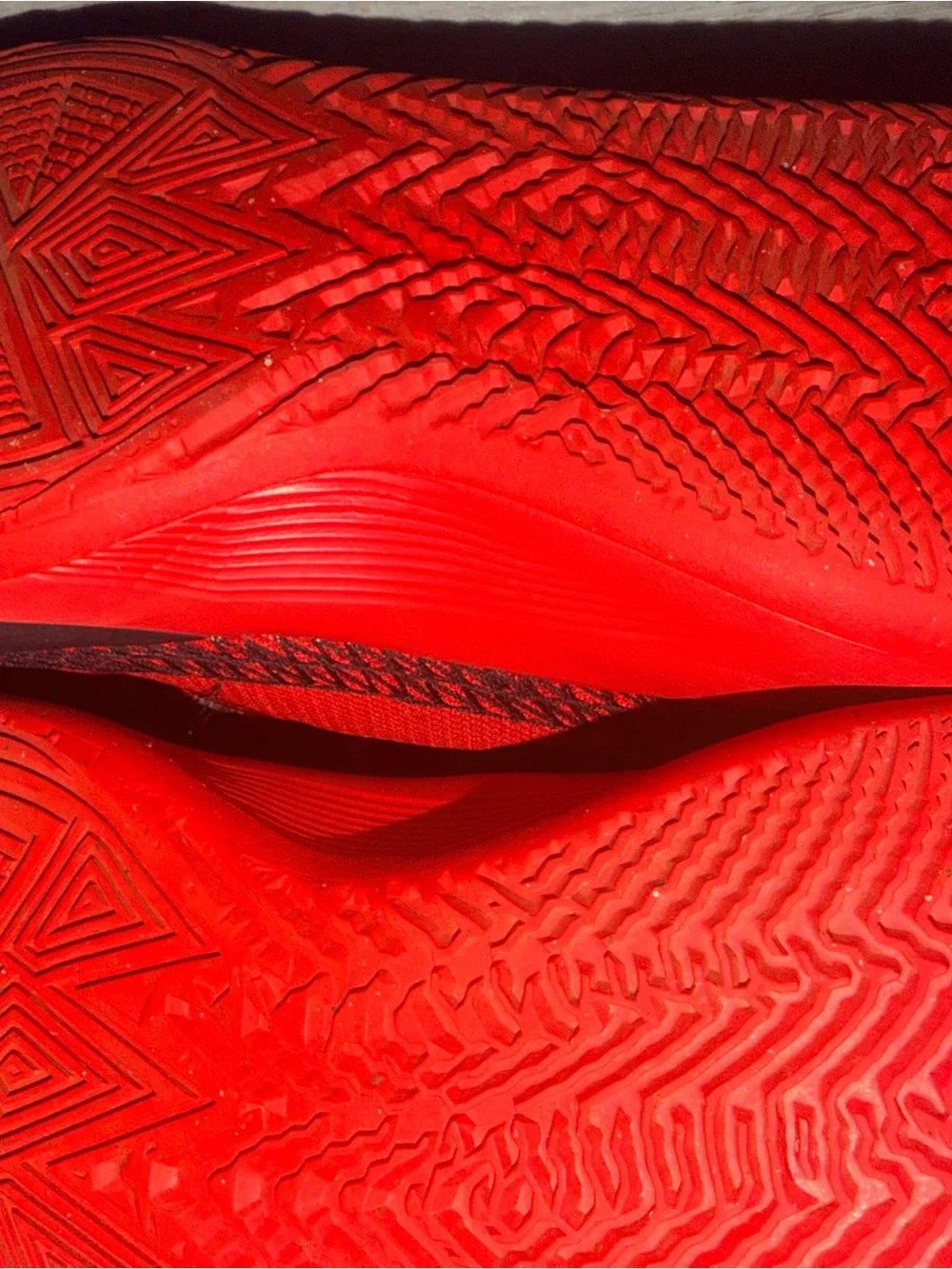 Nike Bright Red Men’s Sneakers with Black Swoosh Accent 7.5